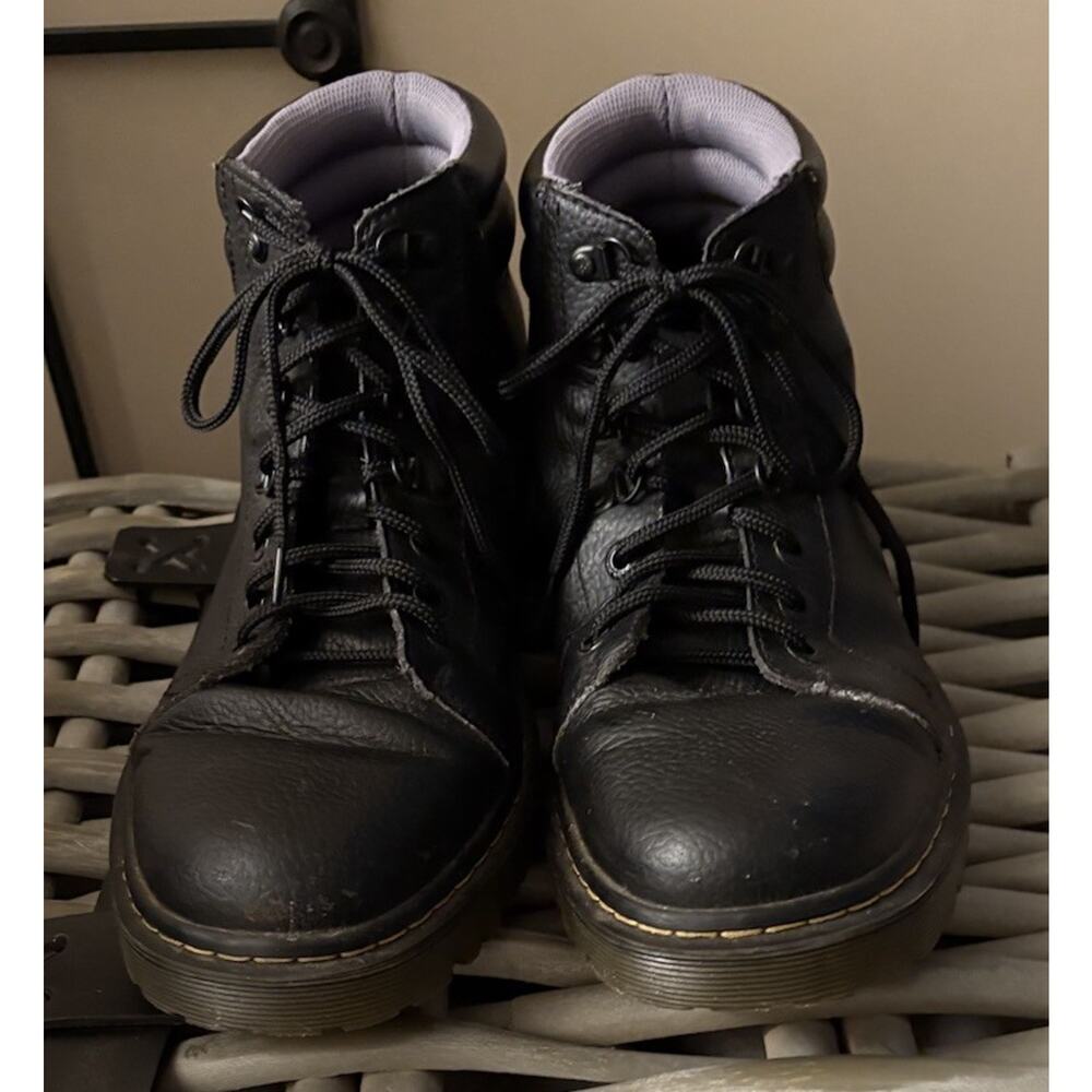 Dr Martens Men’s Sz 12 Kelvin Black Leather Ankle Boots